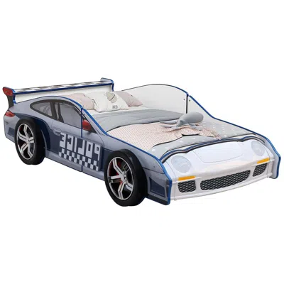 Streamdale Furniture Streamdale Hero Patrol Police Car Bed In Blue