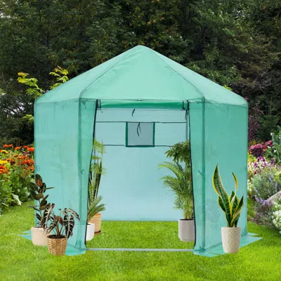 Streamdale Furniture Streamdale Hexagonal Reinforced Walk-in Greenhouse