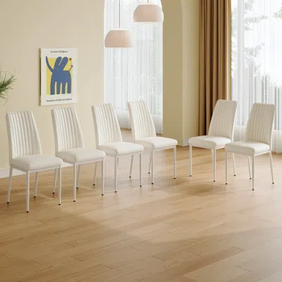 Streamdale Furniture Streamdale High-back Dining Chair Set (6 Chairs)