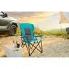 Streamdale Furniture Streamdale High-back Lawn Chair, 250lbs, Portable, Cup Holder - Blue