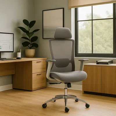 Streamdale Furniture Streamdale High Back Mesh Office Chair:8322h-gr
