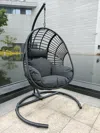 Streamdale Furniture Streamdale High Quality Outdoor Indoor Pe Wicker Swing Egg Chair