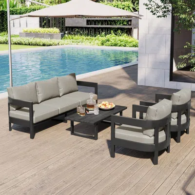 Streamdale Furniture Streamdale High-quality Outdoor Seating Set With Thick Cushions