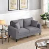 Streamdale Furniture Streamdale High Resilience 57" Loveseat Sofa, Modern Upholstered Sofa