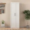 Streamdale Furniture Streamdale High Wardrobe And Kitchen Cabinet With 2 Doors And 3 Partitions To