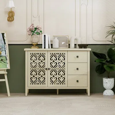 Streamdale Furniture Streamdale Hollow Cabinet: 2 Door, 3 Drawers - American Style