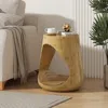 Streamdale Furniture Streamdale Hollow Side Table, Wood-like Texture