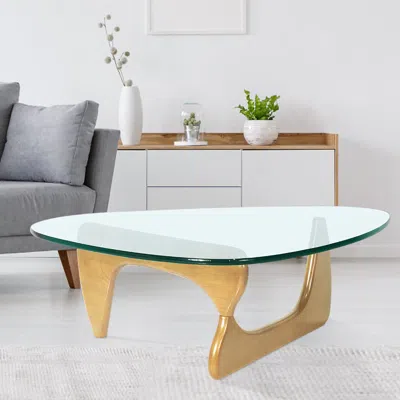 Streamdale Furniture Streamdale Home Modern Triangle Coffee Table
