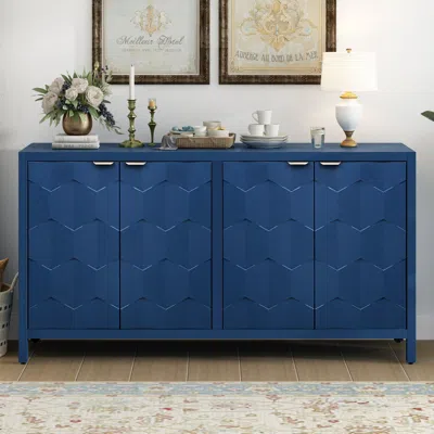 Streamdale Furniture Streamdale Honeycomb Sideboard With Ample Storage