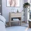 Streamdale Furniture Streamdale Hosley 1-drawer 1-shelf Nightstand Light