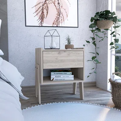Streamdale Furniture Streamdale Hosley 1-drawer 1-shelf Nightstand Light