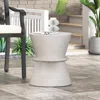 Streamdale Furniture Streamdale Hourglass End Table: Chic, Durable, And Assembly-free