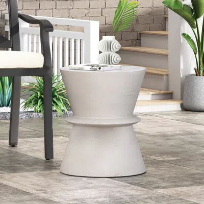 Streamdale Furniture Streamdale Hourglass End Table: Chic, Durable, And Assembly-free