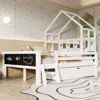 Streamdale Furniture Streamdale House Bed With Ladder, Storage, And Blackboards