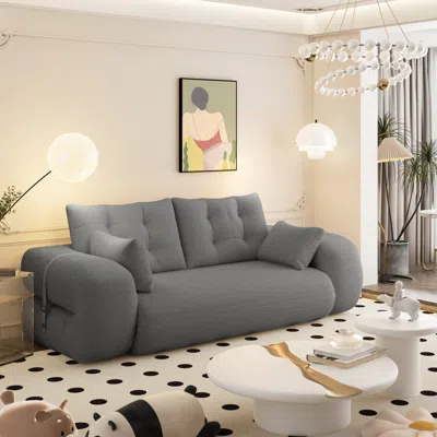 Streamdale Furniture Streamdale Human Dog Bed Foldable Sofa - Grey