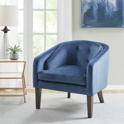 Streamdale Furniture Streamdale Ian Accent Chair In Blue