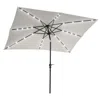 Streamdale Furniture Streamdale Illuminating Solar Patio Umbrella Shade And Light In One