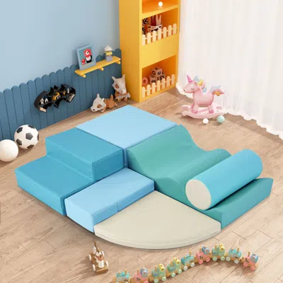Streamdale Furniture Streamdale Indoor Crawling Playset Safe & Soft Toys For Toddlers' Motor Development In Multi