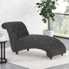 Streamdale Furniture Streamdale Indulge In Comfort & Style Curved Button Tufted Stitched Lounge Chair