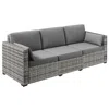 Streamdale Furniture Streamdale Indulge In Outdoor Comfort With 3-person Wicker Sofa