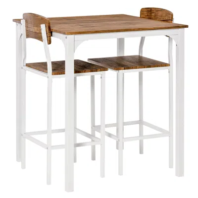 Streamdale Furniture Streamdale Industrial 3-piece Bar Table Set