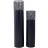 Streamdale Furniture Streamdale Industrial Decorative Lantern Columns (set Of 2) With Candles