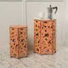 Streamdale Furniture Streamdale Intricate Fleur-de-lis Accent Table Set Large & Small