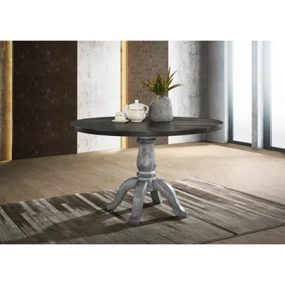 Streamdale Furniture Streamdale Iris Round Pedestal Wood Dining Table