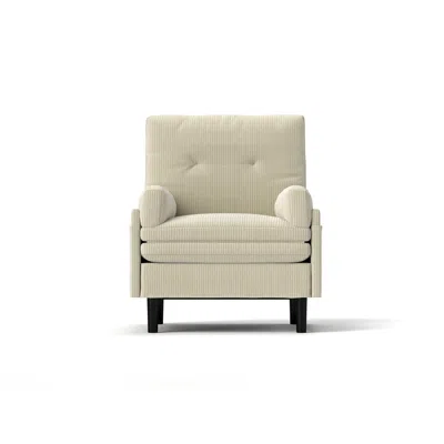 Streamdale Furniture Streamdale Ivory Sofa Chair With Recline Fuction