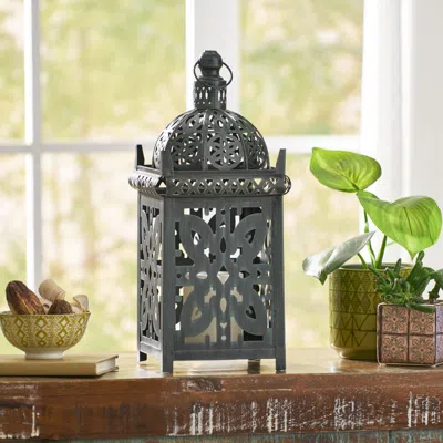 Streamdale Furniture Streamdale Jenera Iron Handcrafted Decorative Lantern
