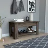 Streamdale Furniture Streamdale Karmen 1-shelf Lid Top Storage Table Light Oak