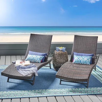 Streamdale Furniture Streamdale Kauai Pe Wicker Chaise