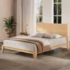 Streamdale Furniture Streamdale King Bamboo Platform Bed - No Box Spring Needed In Brown