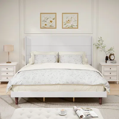 Streamdale Furniture Streamdale King-size Bed With 54" Headboard For Comfort And Style