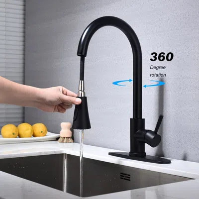 Streamdale Furniture Streamdale Kitchen Faucet With Pull Out Sprayer