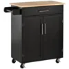 Streamdale Furniture Streamdale Kitchen Island Cart Rolling Trolley Cart With Drawer