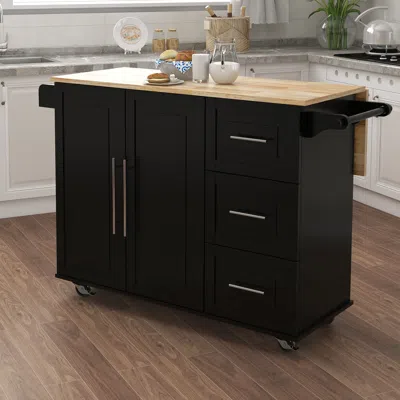 Streamdale Furniture Streamdale Kitchen Island With Spice Rack