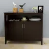 Streamdale Furniture Streamdale Kitchen Storage Sideboard And Buffet Server Cabinet-brown