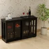 Streamdale Furniture Streamdale Kitchen Storage Stand Cupboard With Glass Door