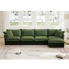 Streamdale Furniture Streamdale L-shape Sectional Sofa, 4-seat With Armrests