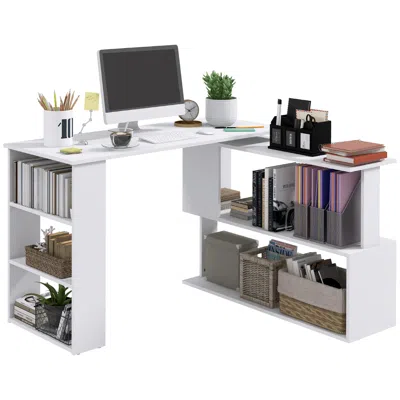Streamdale Furniture Streamdale L Shaped Corner Desk In White