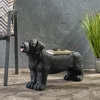 Streamdale Furniture Streamdale Labrador Concrete Garden Bench Outdoor Elegance