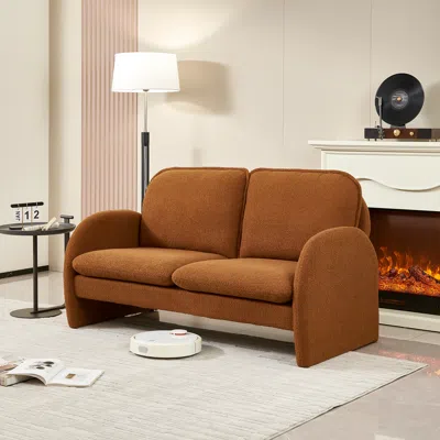 Streamdale Furniture Streamdale Lamb Fabric Sofa Modern Comfort & Style For You