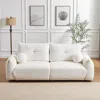 Streamdale Furniture Streamdale Lamb's Wool 2-seater Cushion Sofa 90" Comfortable Sofa For Living Room Bedroom And Other