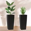 Streamdale Furniture Streamdale Large Faux Rattan Planter With Self-watering System