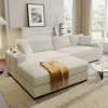 Streamdale Furniture Streamdale Large Sectional Sofa: Thick Cushions, Cup Holders & Charging