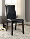 Streamdale Furniture Streamdale Leatherette Parson Dining Chair (brown Cherry Finish)