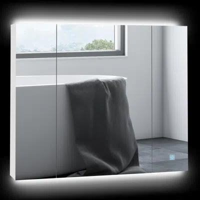 Streamdale Furniture Streamdale Led Bathroom Medicine Cabinet, 35.5"x29.5