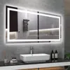 Streamdale Furniture Streamdale Led Bathroom Mirror 60 X 32 Inch With Lights