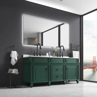 Streamdale Furniture Streamdale Led Bathroom Mirror, 60x36" Fog-free, Backlit, Wall Mount
